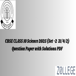 CBSE Class 10 Science Question Paper 2025 Set 2 31 4 2 with Solutions ZPYP